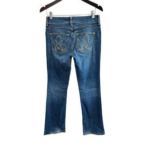 Wrangler Womens Denim Jeans Medium Wash Bootcut Low Rise Stylish Pockets